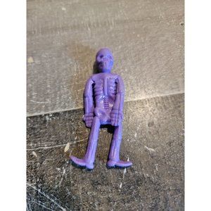Halloween mini purple sticky Skeleton Man‎ toy figure